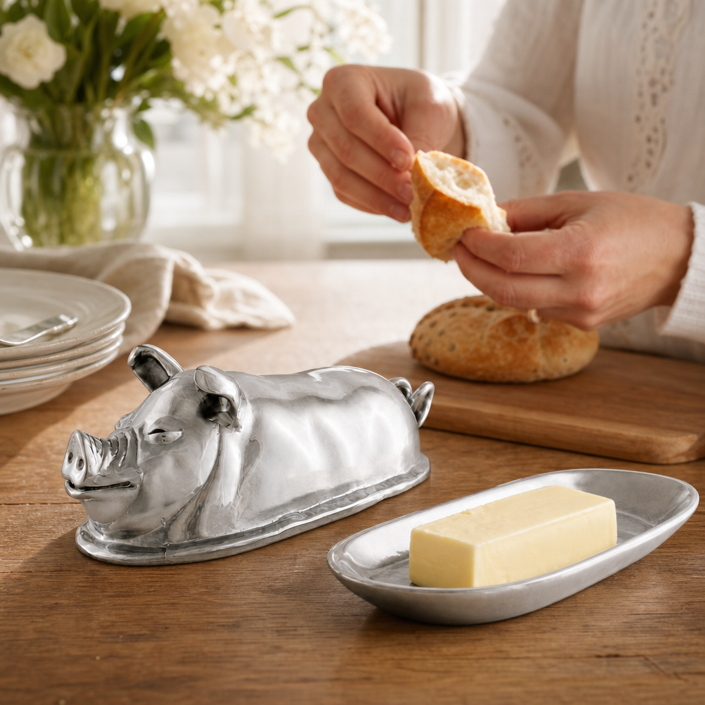 Pig Butter Dish
