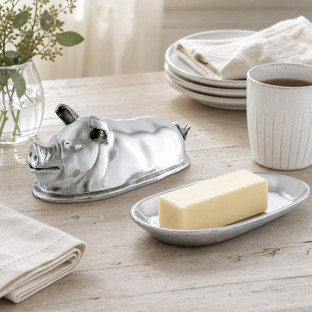 Pig Butter Dish