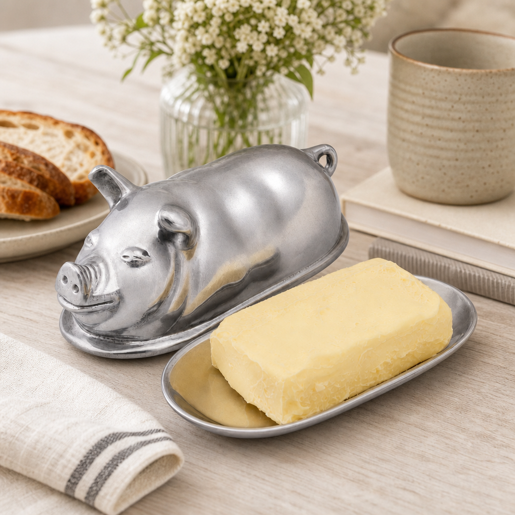 Pig Butter Dish