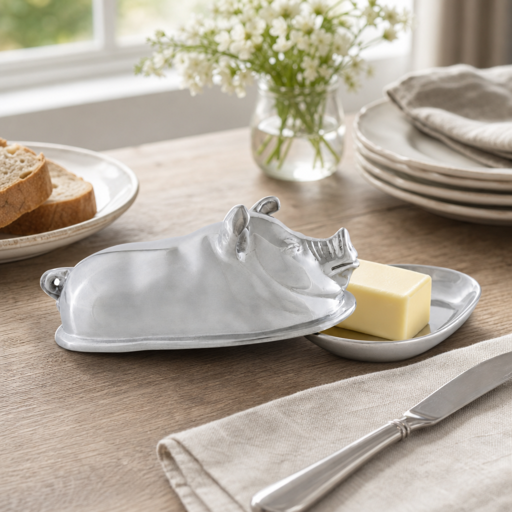 Pig Butter Dish