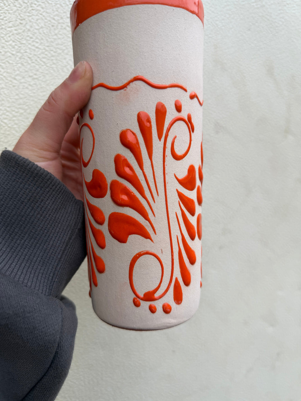 Orange Mexican Barro Cup