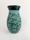 Talavera Style Flower Vase 9 Inch - Engobe Florero