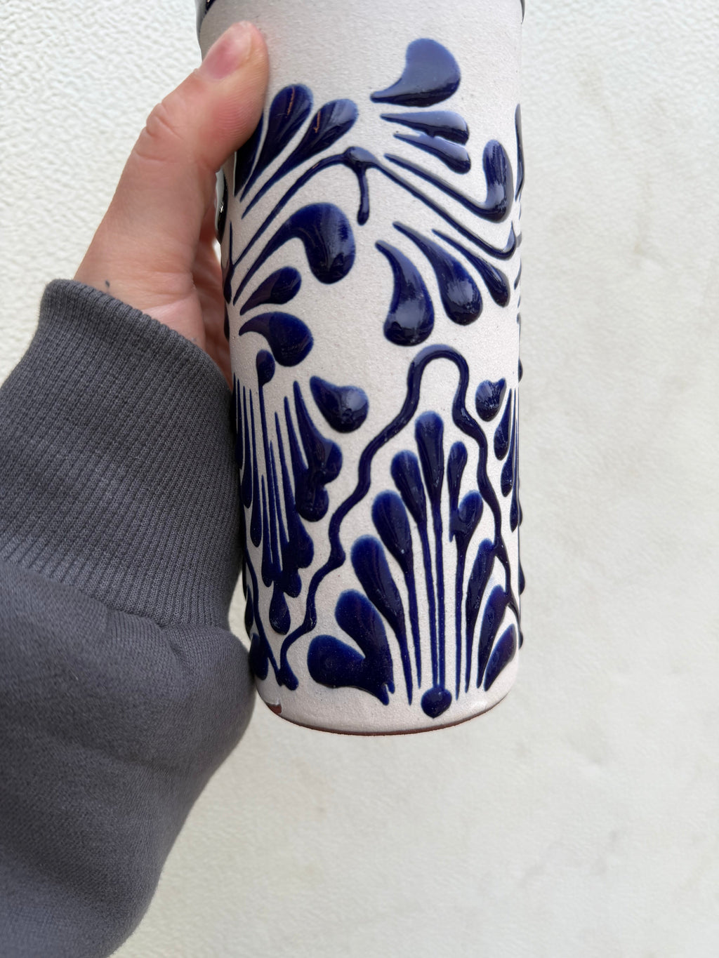 Blue Mexican Barro Cup