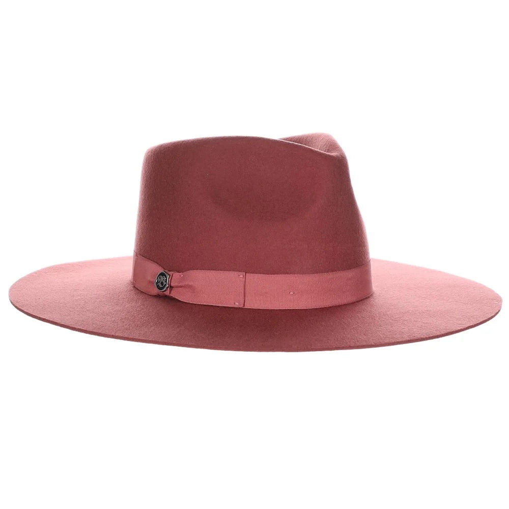 - Wide Brim Premium Wool Felt Fedora Hat By Chick-Cali