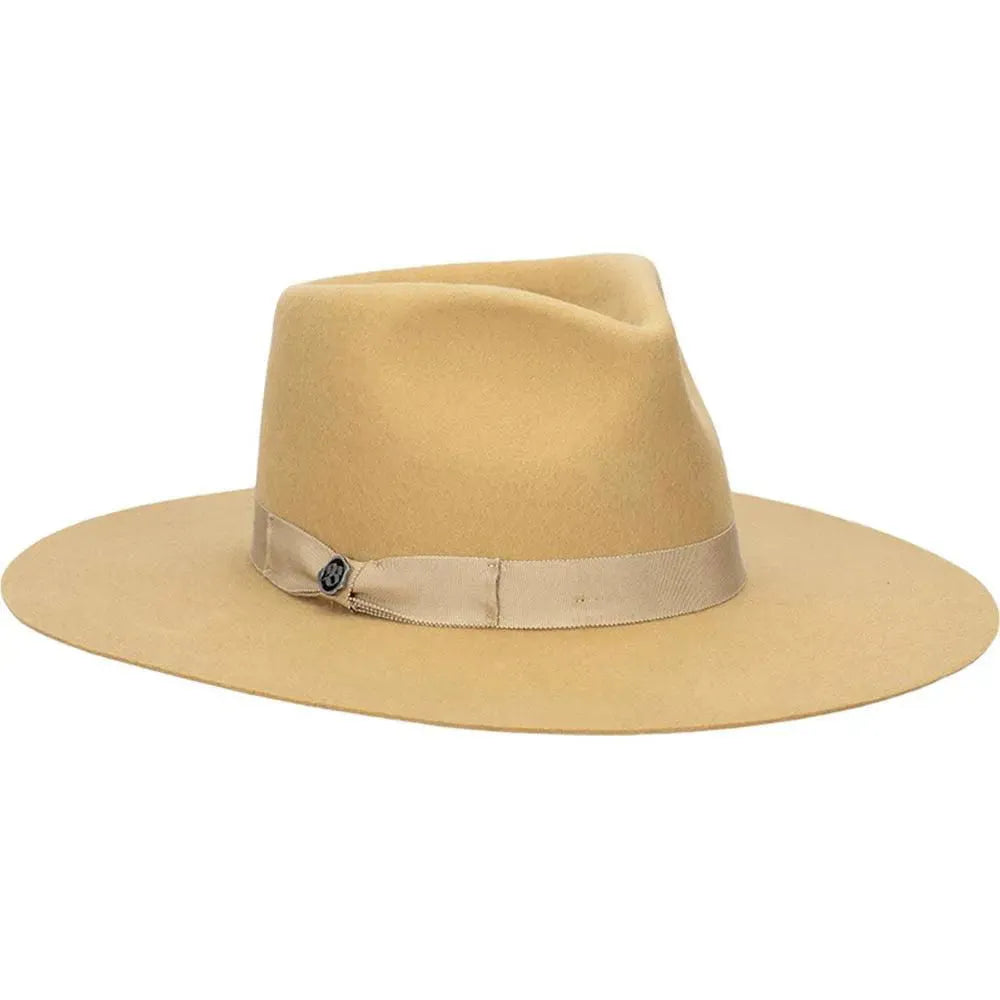 - Wide Brim Premium Wool Felt Fedora Hat By Chick-Cali