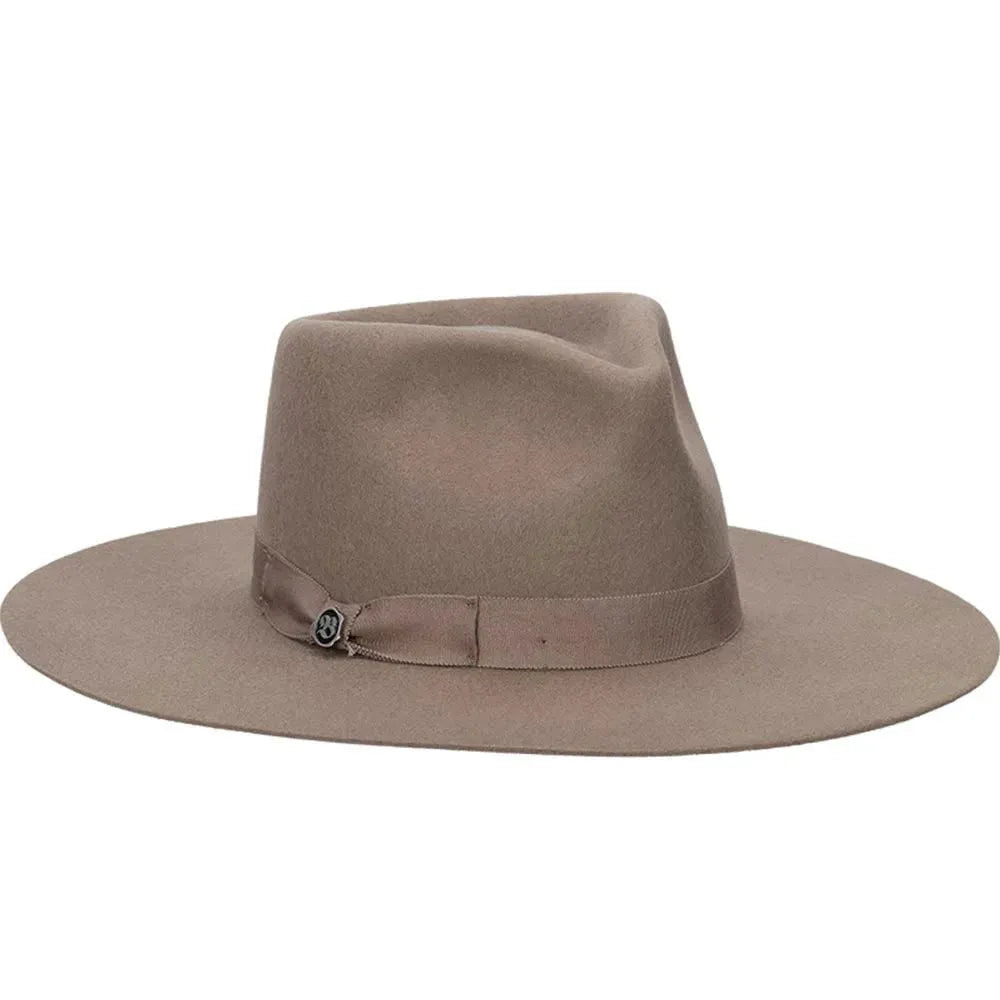 - Wide Brim Premium Wool Felt Fedora Hat By Chick-Cali