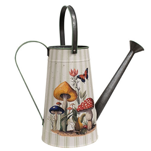 Rustic Mushroom Garden Watering Can