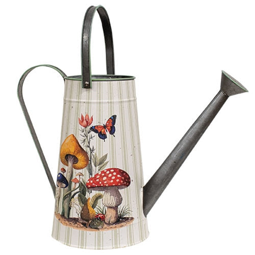 Rustic Mushroom Garden Watering Can