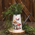 Rustic Mushroom Garden Watering Can