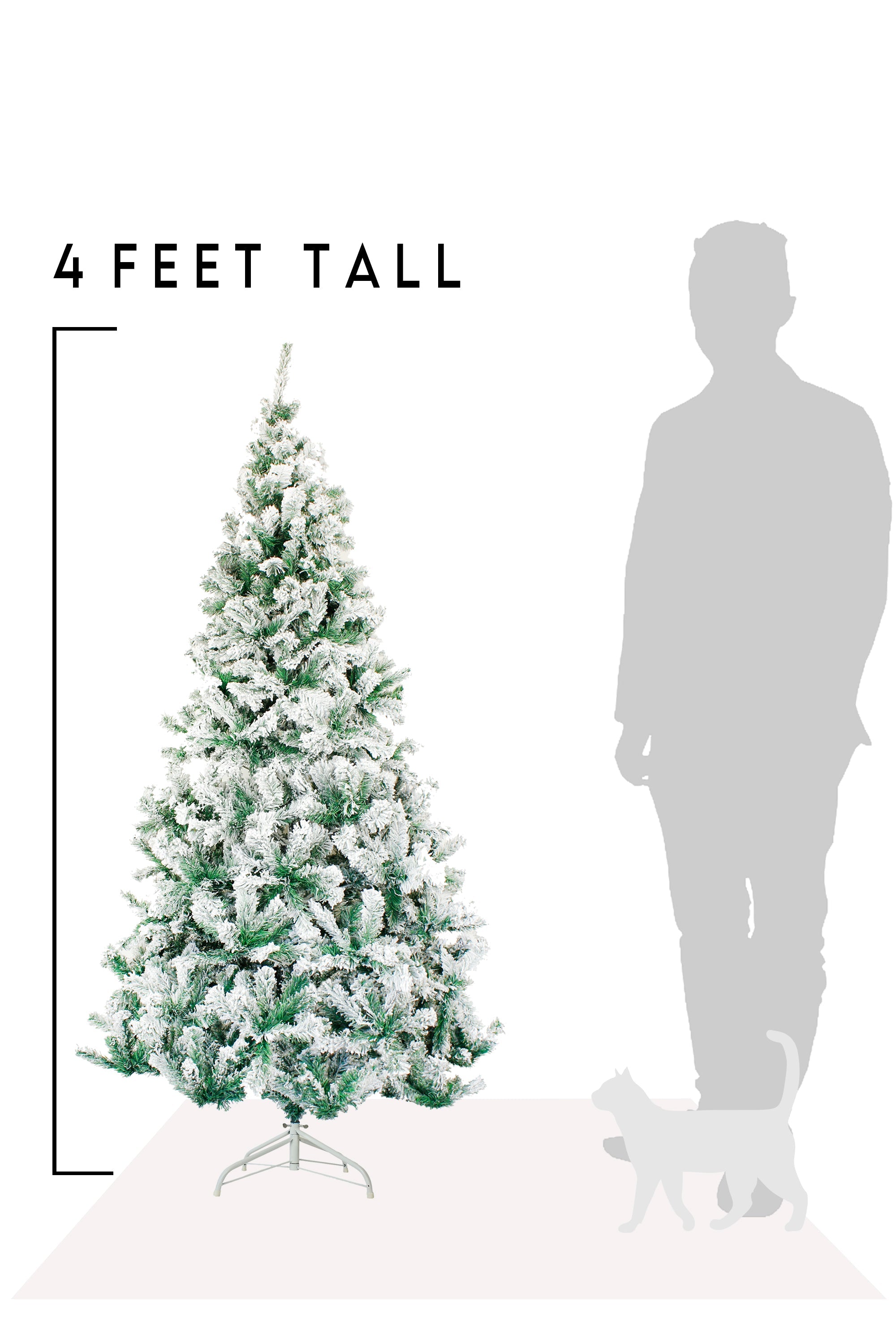Perfect Holiday Snow Flocked Christmas Tree 4’-7’ available