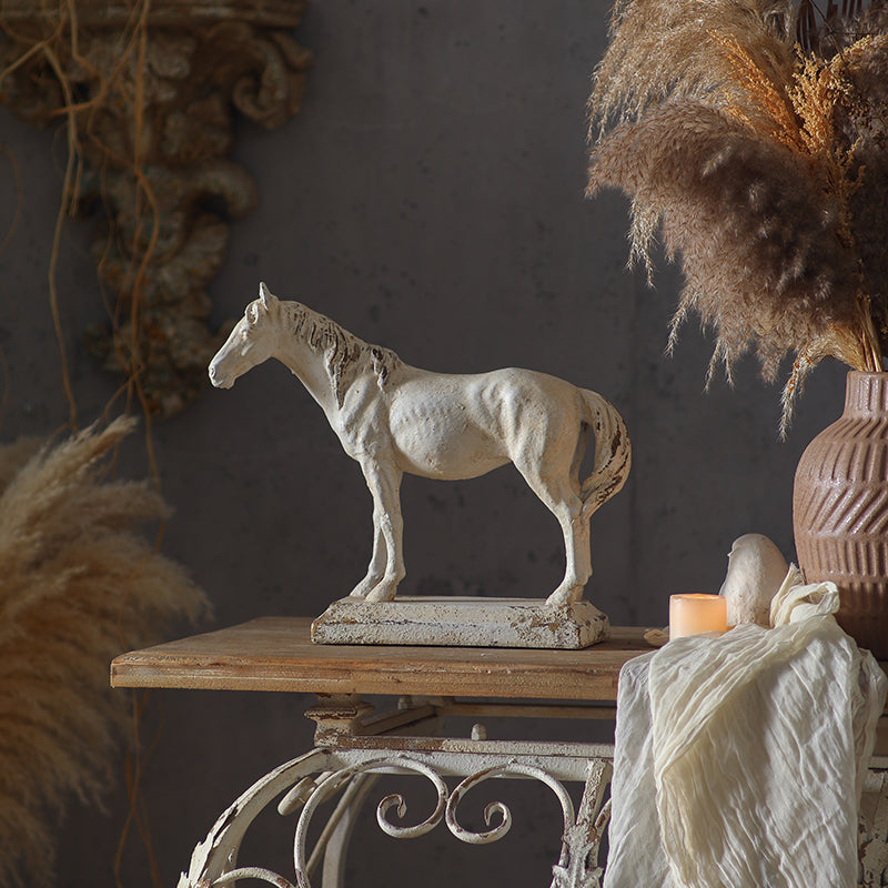 Rustic Horse Sculpture