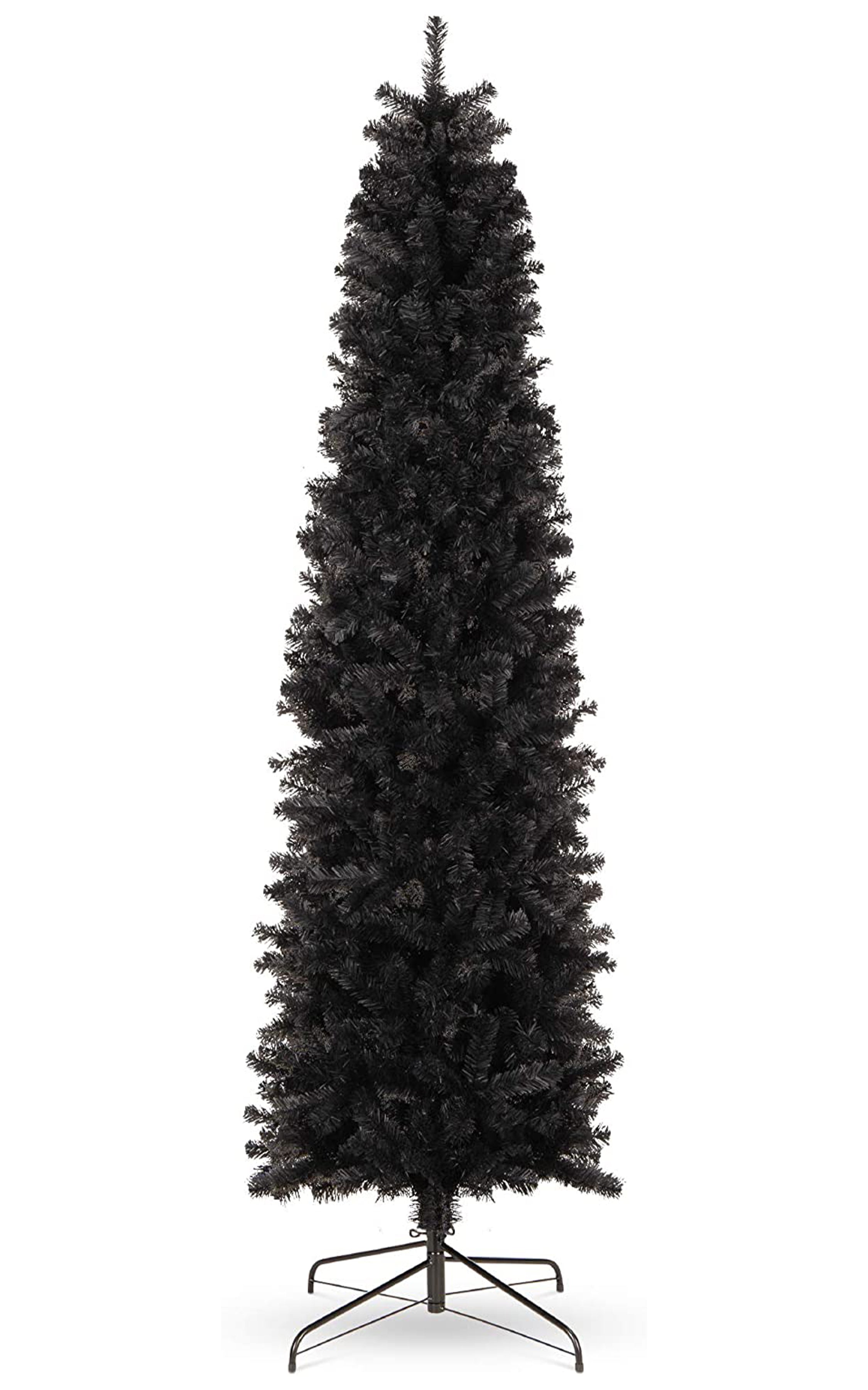 6.5ft Christmas, Halloween Tree Pencil, Black