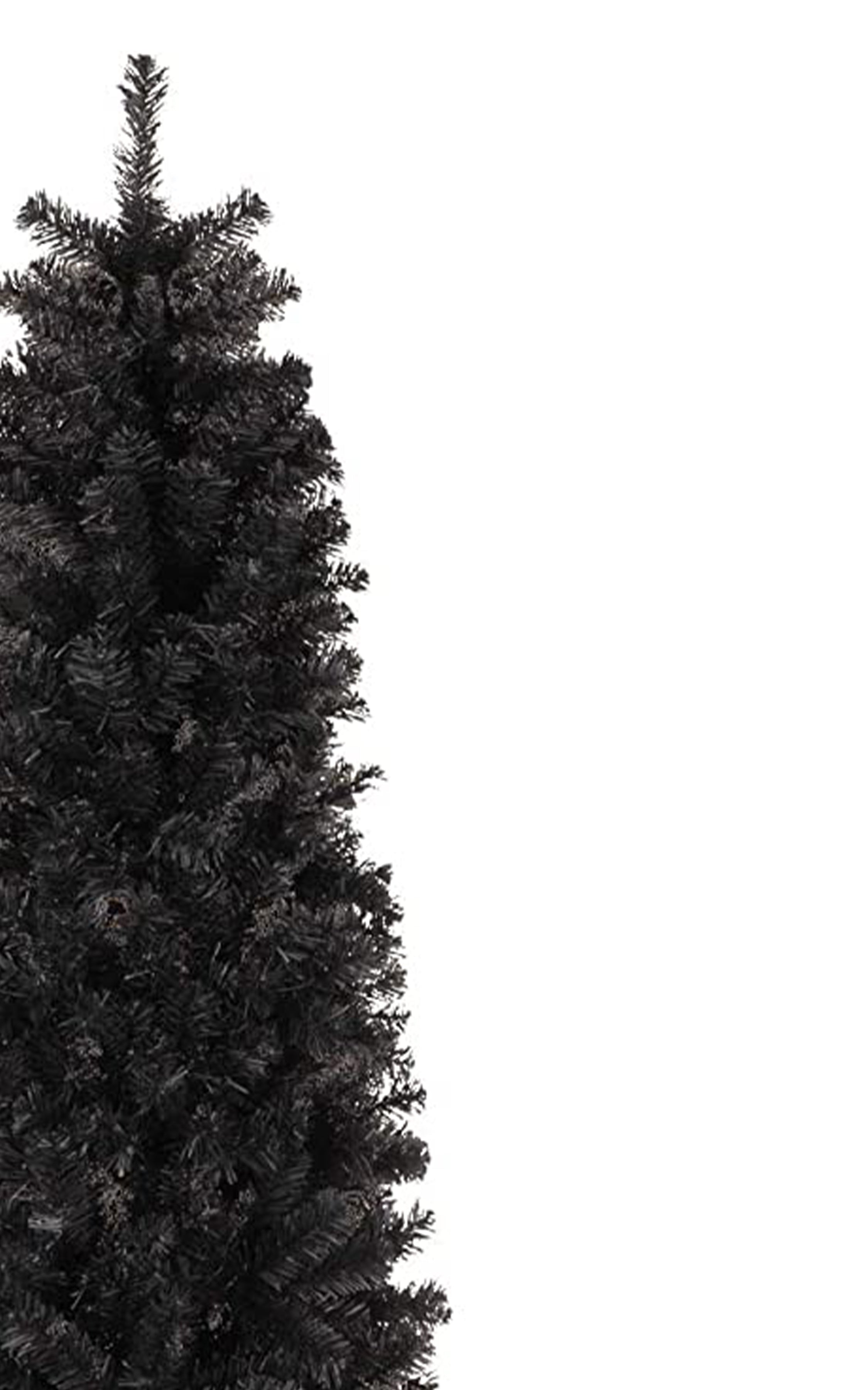 6.5ft Christmas, Halloween Tree Pencil, Black
