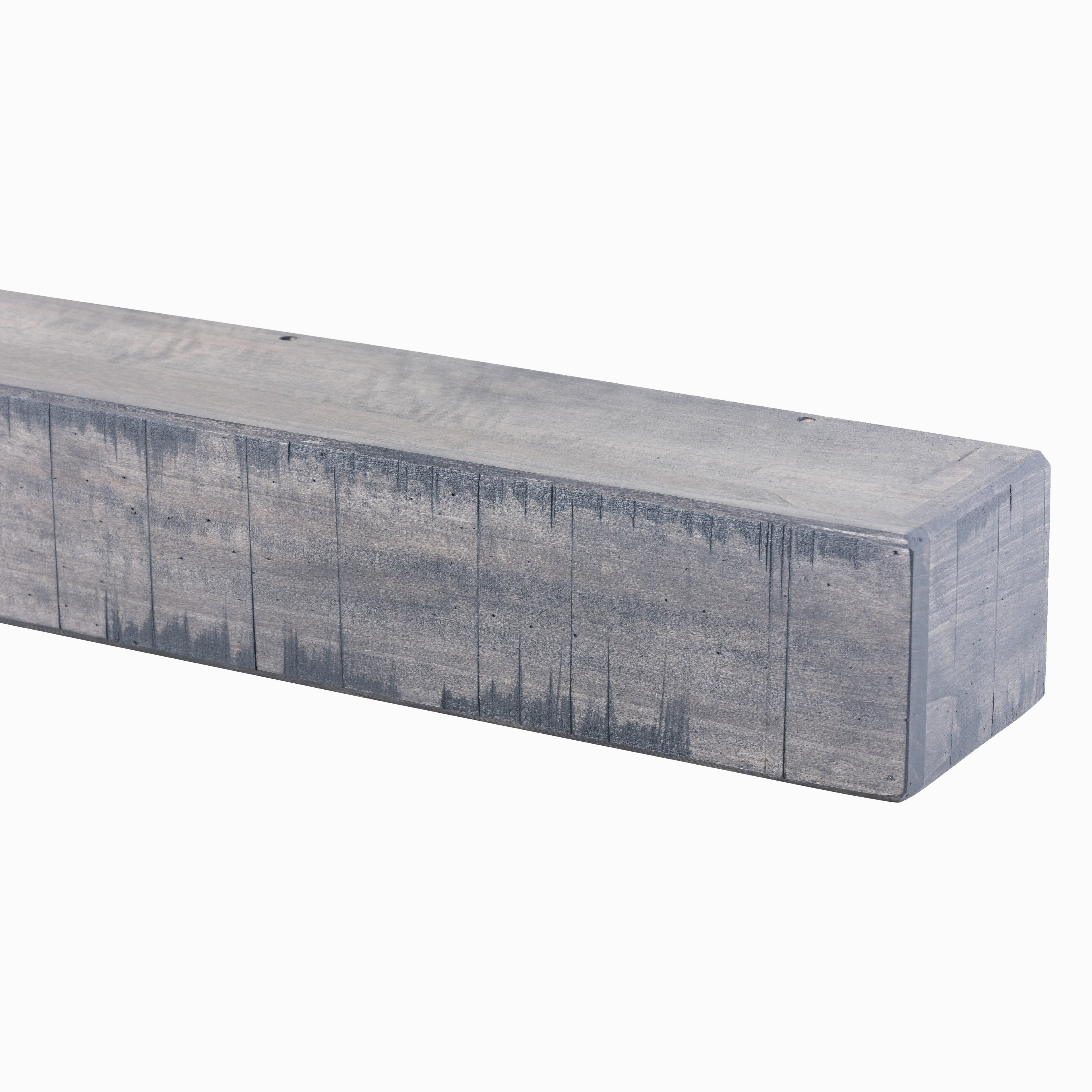 Rustic Poplar Fireplace Mantel Shelf