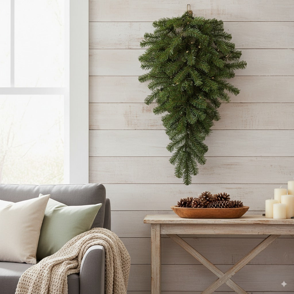 3ft Buffalo Fir Artificial Christmas Teardrop Swag
