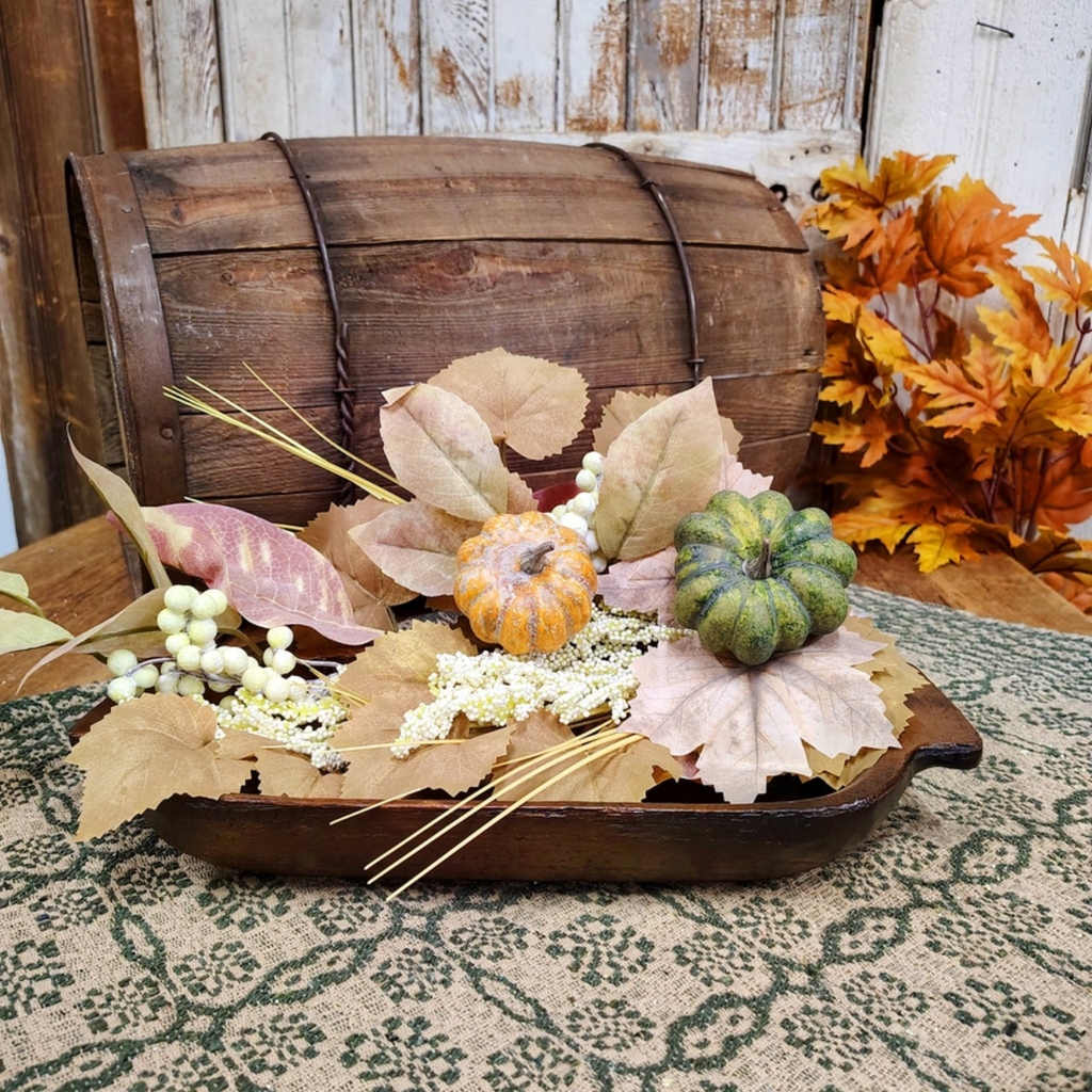 Treenware Dough Bowl for Rustic Farmhouse Decorating