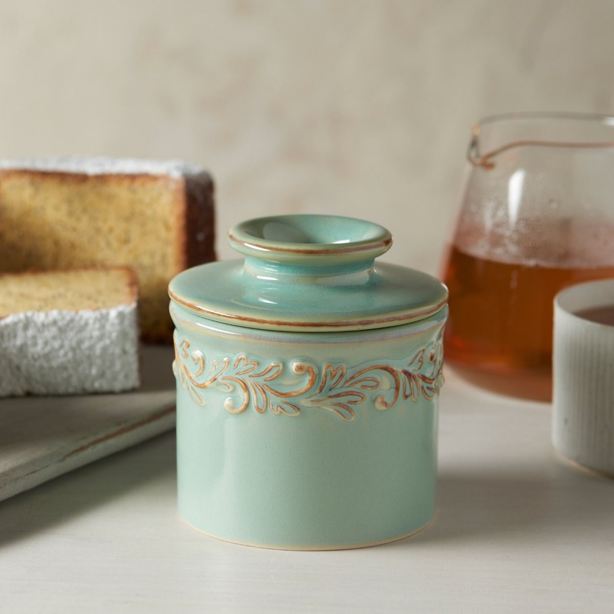 Sea Spray Antique Butter Bell Crock
