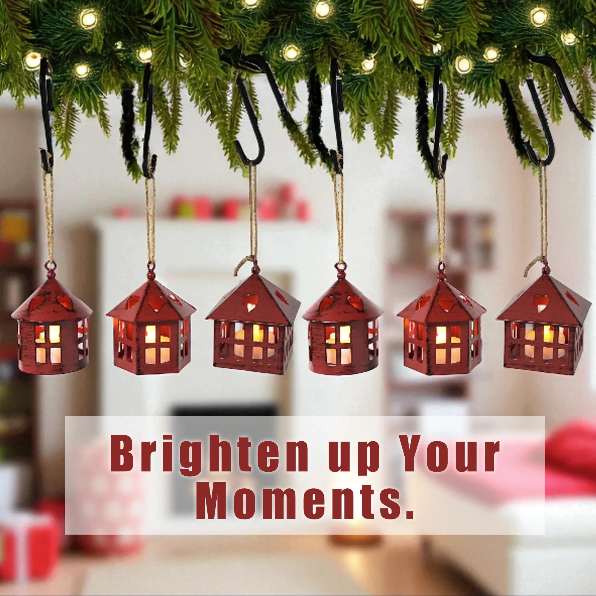 6 Pcs Small Candle Lanterns