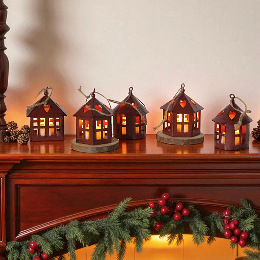 6 Pcs Small Candle Lanterns