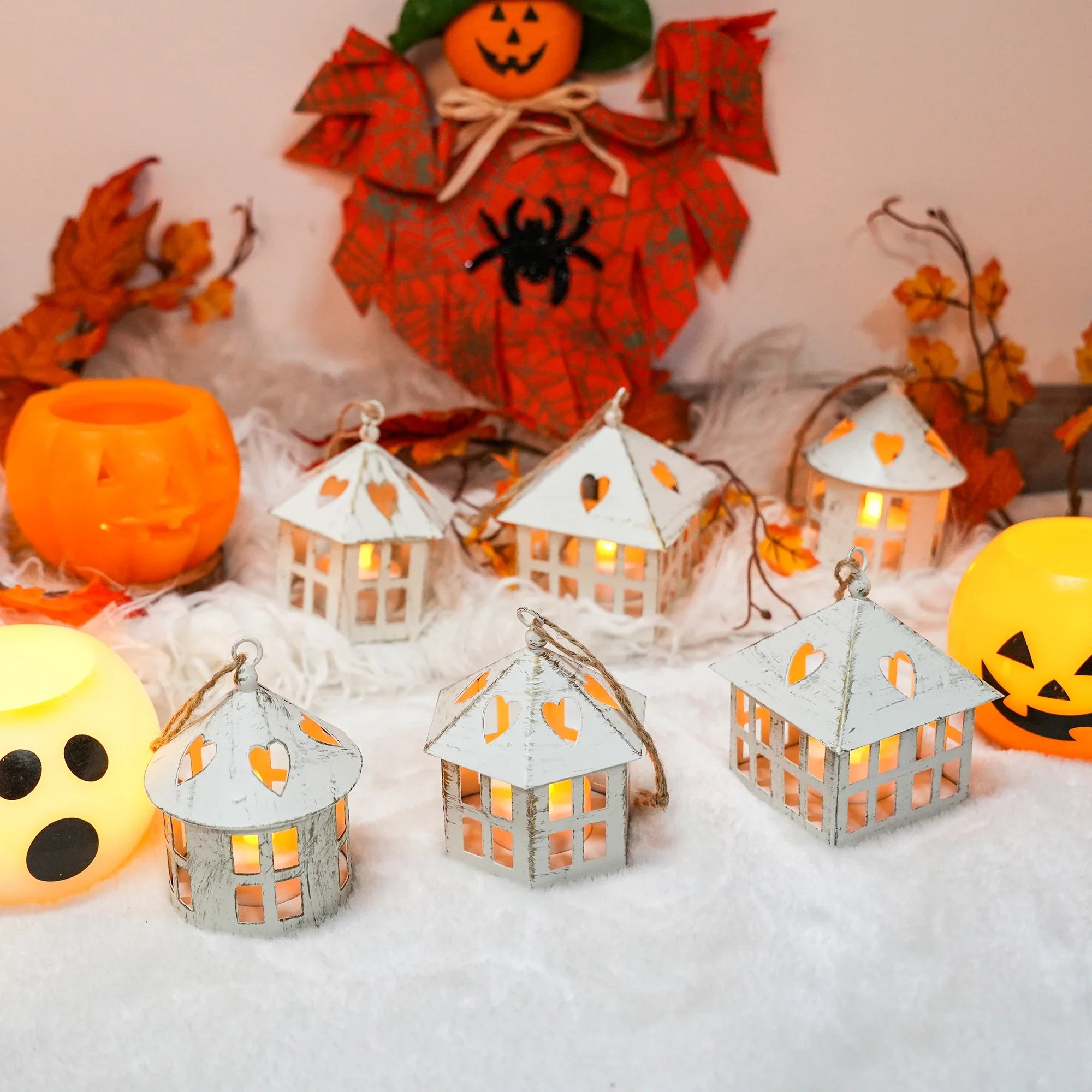 6 Pcs Small Candle Lanterns
