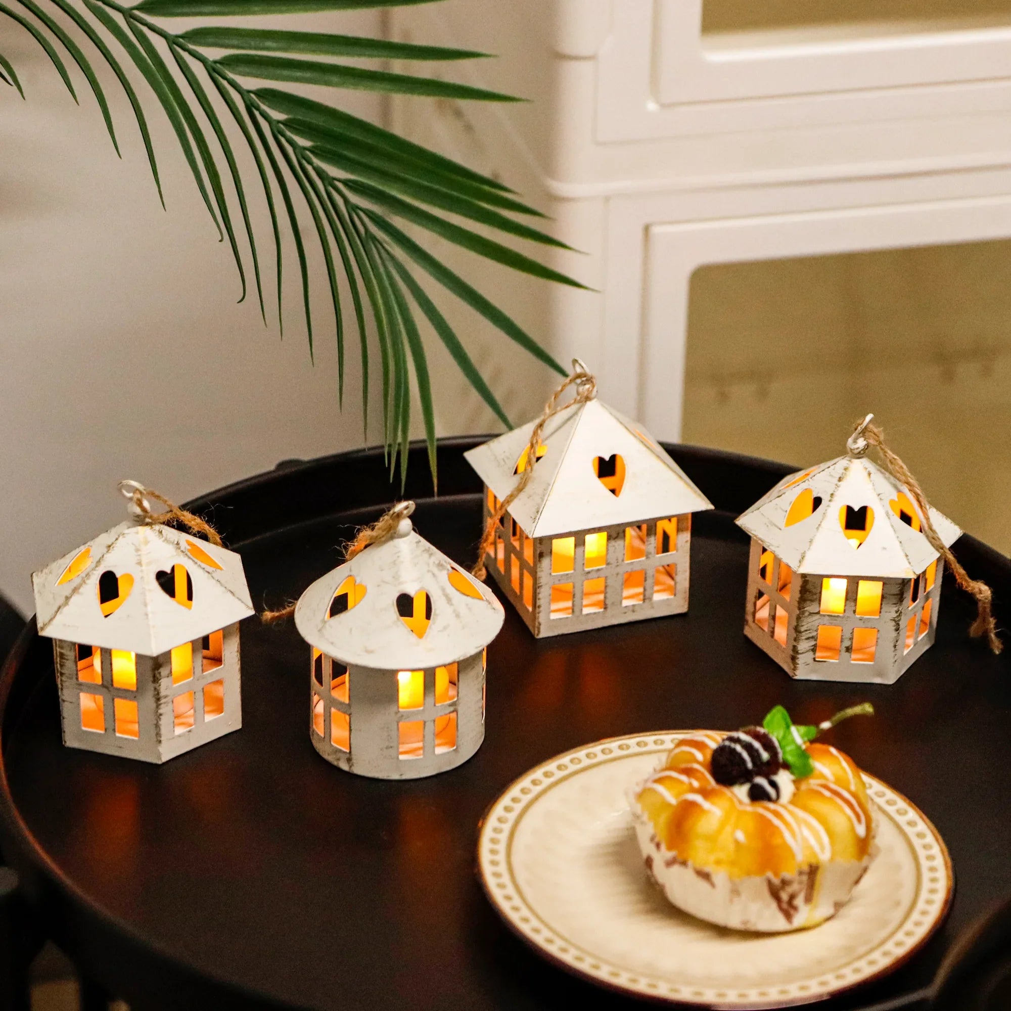 6 Pcs Small Candle Lanterns