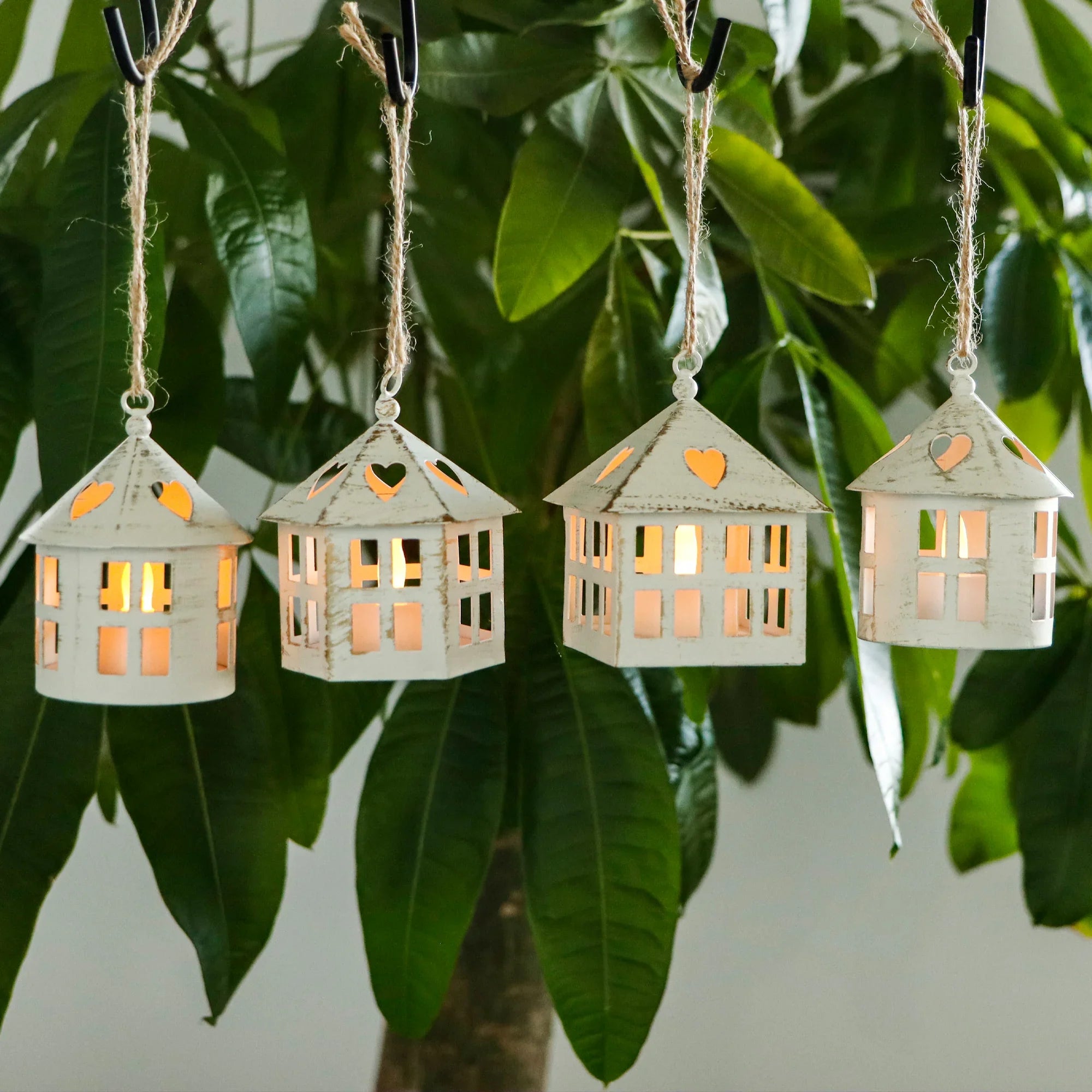 6 Pcs Small Candle Lanterns