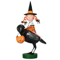 Raven's Flight Halloween Figurine by Lori Mitchell — 7.5-Inch Poly Resin Folk Art Collectible